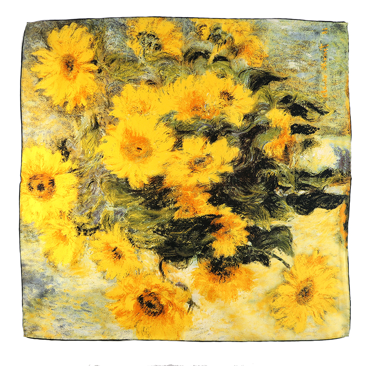  Square Silk Scarf for Women