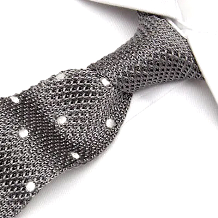 Men Neck Tie Embroidery Knitted Neckties