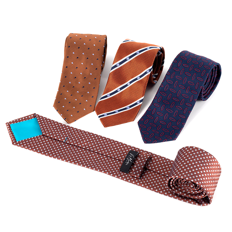 Microfiber Jacquard Woven Ties Men Neck Ties