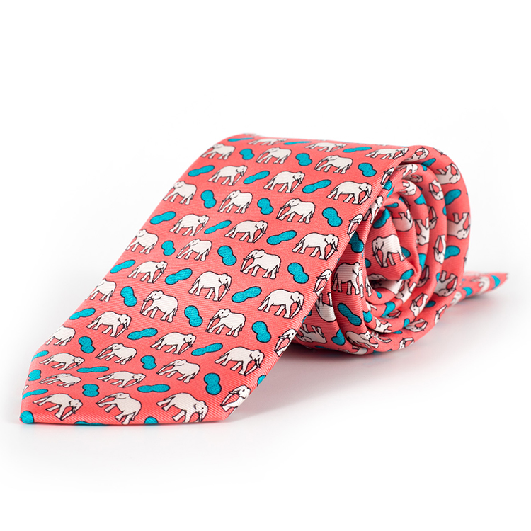 Men Neckties Print Silk Tie Men Cravat
